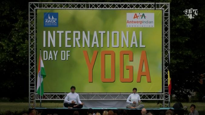 International Yoga Day in Antwerp