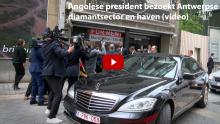 Angolese president bezoekt Antwerpse diamantsector en haven 